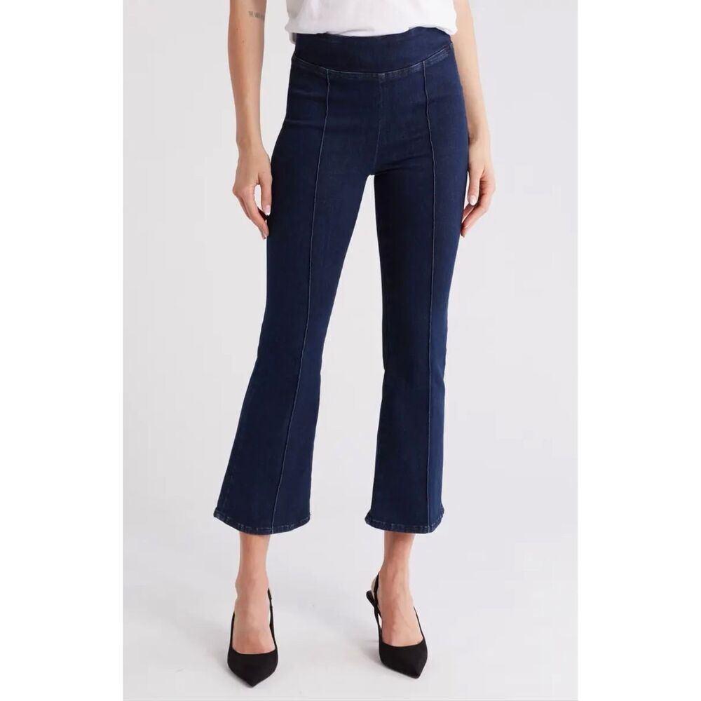 Frame Jetset Pintuck Crop Mini Boot Pull-on Jeans 2